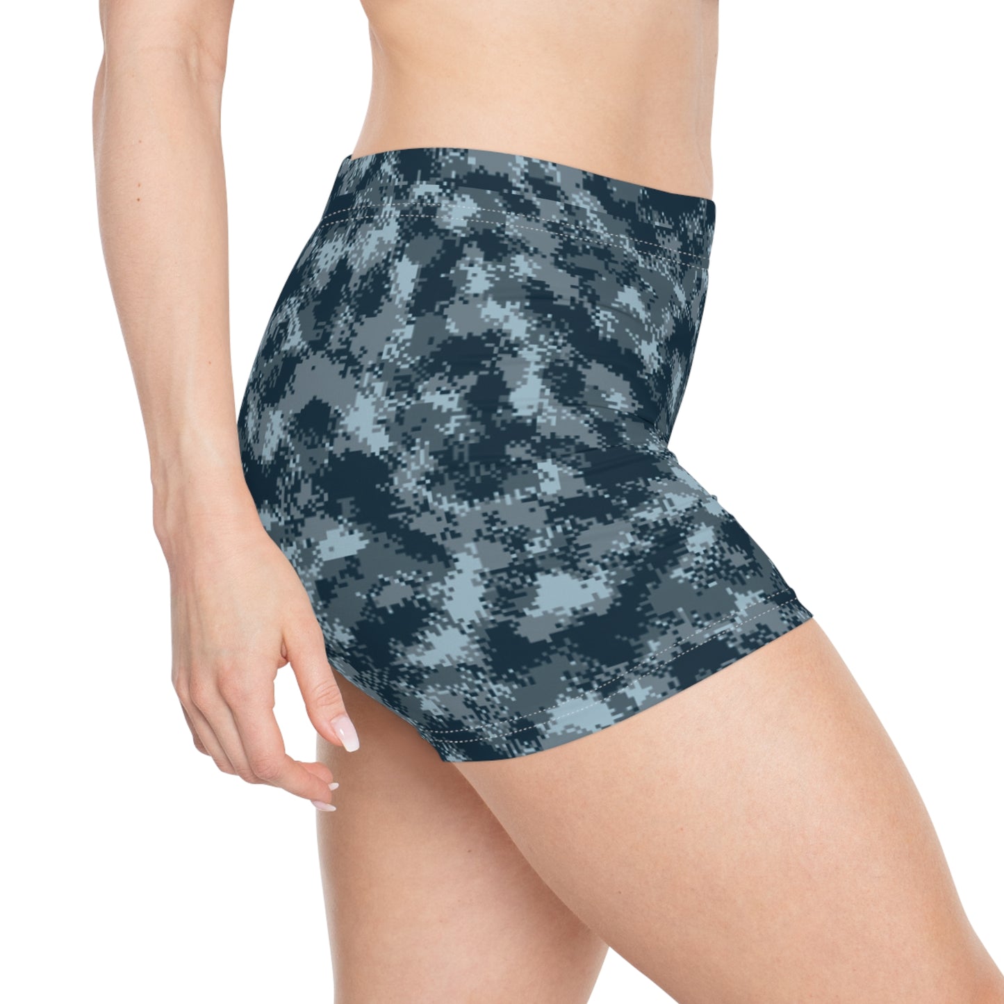 U.S. Airforce Camo Women's Athletic Shorts Printify