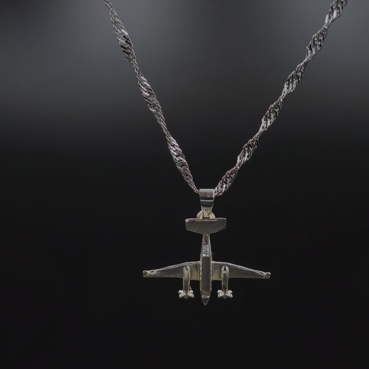 Minimalist Airplane Necklace, King Air C90 Inspired Pendant, Aviation Gift for Pilots and Cadets OSCAR BRAVO STUDIO