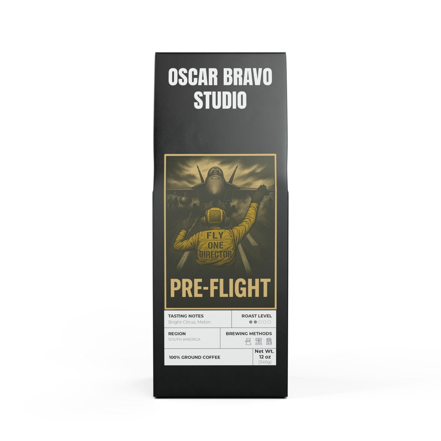 Pre-Flight Colombia Single Origin Coffee – Light-Medium Roast (12oz) Printify
