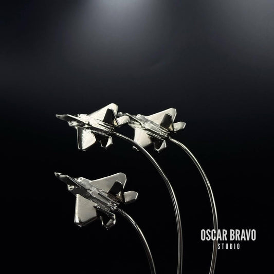 F22 Raptor Formation Model – Fighter Jet Display, Aviation Desk Decor, Gift for Pilots, Aircraft Mechanics, Veterans & Aircrew Mağazam