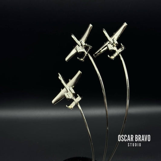 A10 Warthog Formation Model – Fighter Jet Display, Pilot Gift, Aircrew & Veteran Collectible, Military Desk Decor OSCAR BRAVO STUDIO