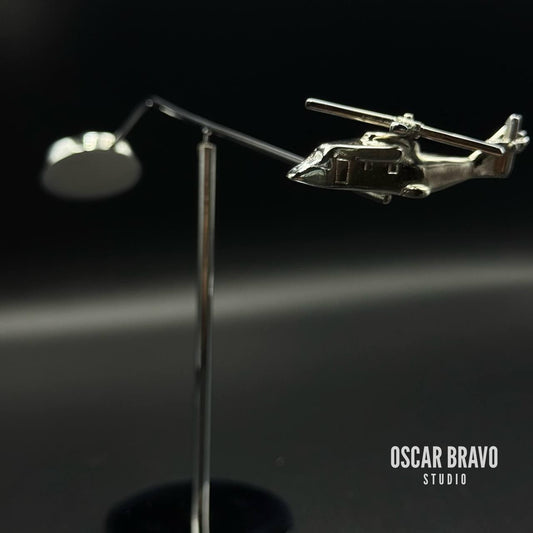 AW101 Merlin Helicopter Balance Model – Military Display Gift for Pilots, Aircrew, and Collectors OSCAR BRAVO STUDIO