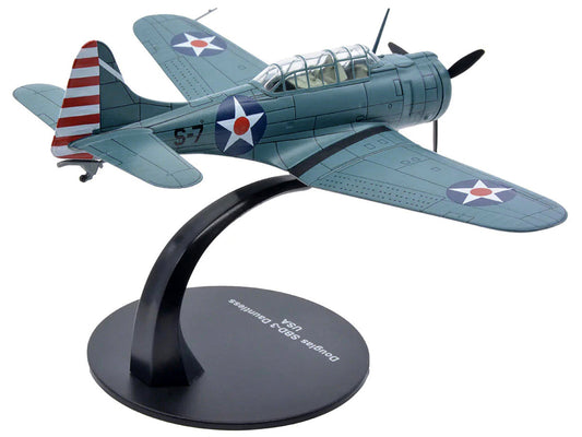 1:72 Douglas SBD-3 Dauntless Bomber Plane – U.S. Navy 1938 Diecast Model by Warbirds of WWII OSCAR BRAVO STUDIO