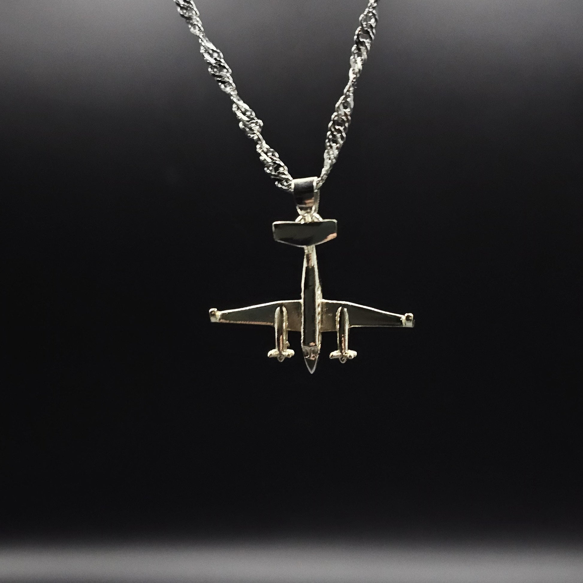 Minimalist Airplane Necklace, King Air C90 Inspired Pendant, Aviation Gift for Pilots and Cadets OSCAR BRAVO STUDIO