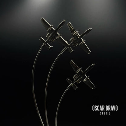 A10 Warthog Formation Model – Fighter Jet Display, Pilot Gift, Aircrew & Veteran Collectible, Military Desk Decor OSCAR BRAVO STUDIO