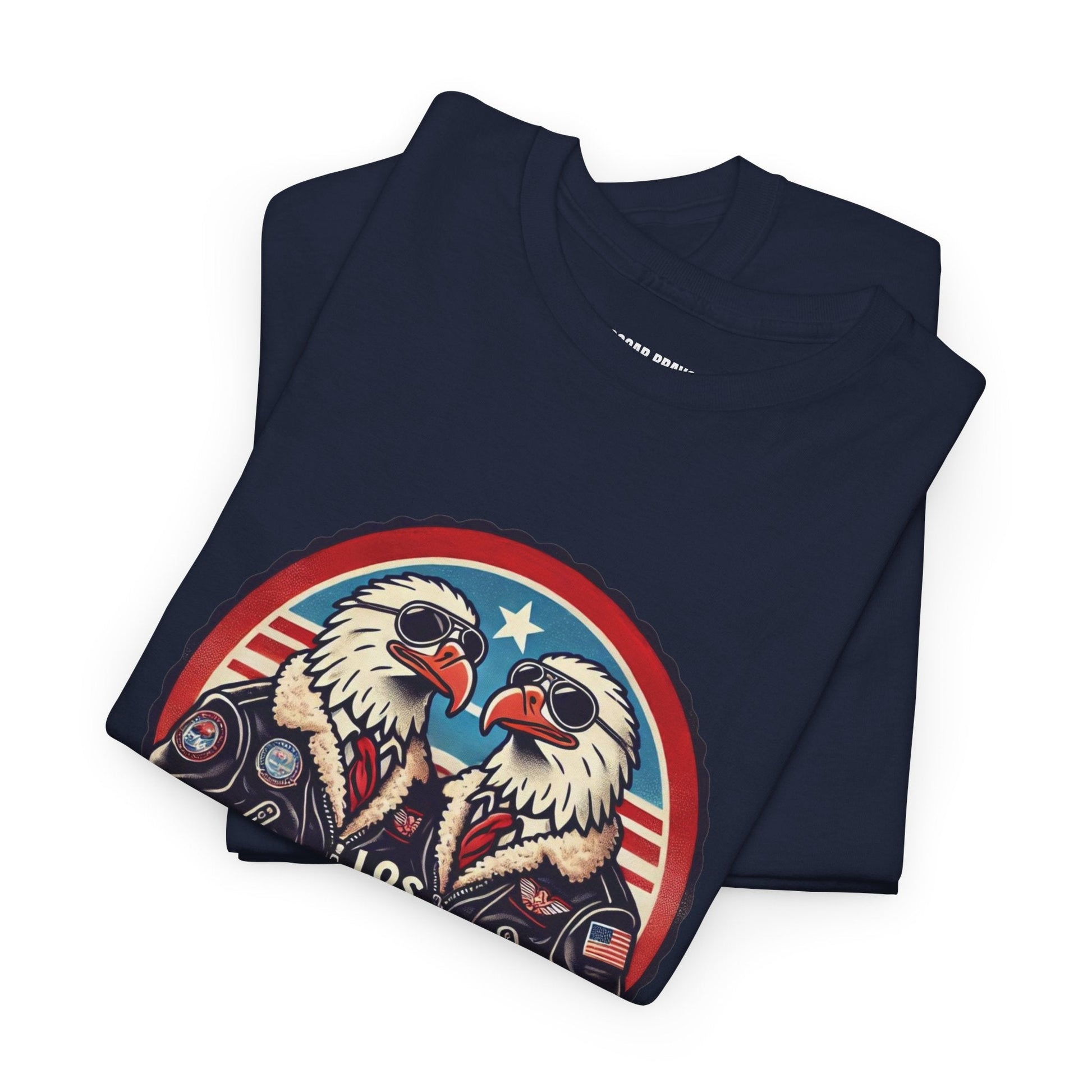 Los Pilot Hermanos Funny Pilot T-Shirt – Vintage Aviator Tee, Patriotic Flight Gift for Men & Women, Unisex Heavy Cotton Shirt Printify
