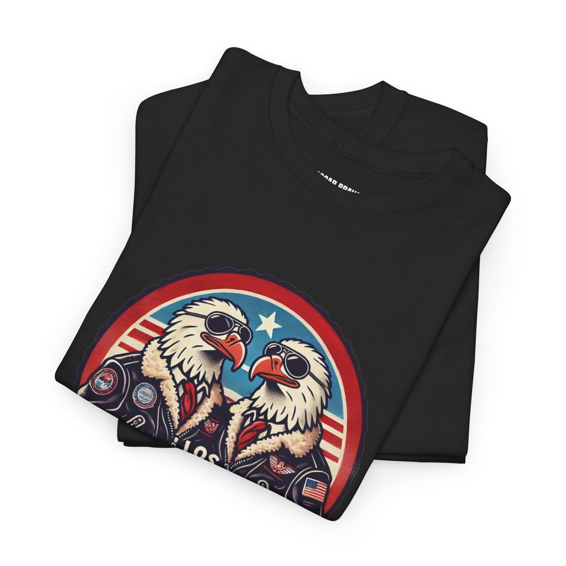 Los Pilot Hermanos Funny Pilot T-Shirt – Vintage Aviator Tee, Patriotic Flight Gift for Men & Women, Unisex Heavy Cotton Shirt Printify