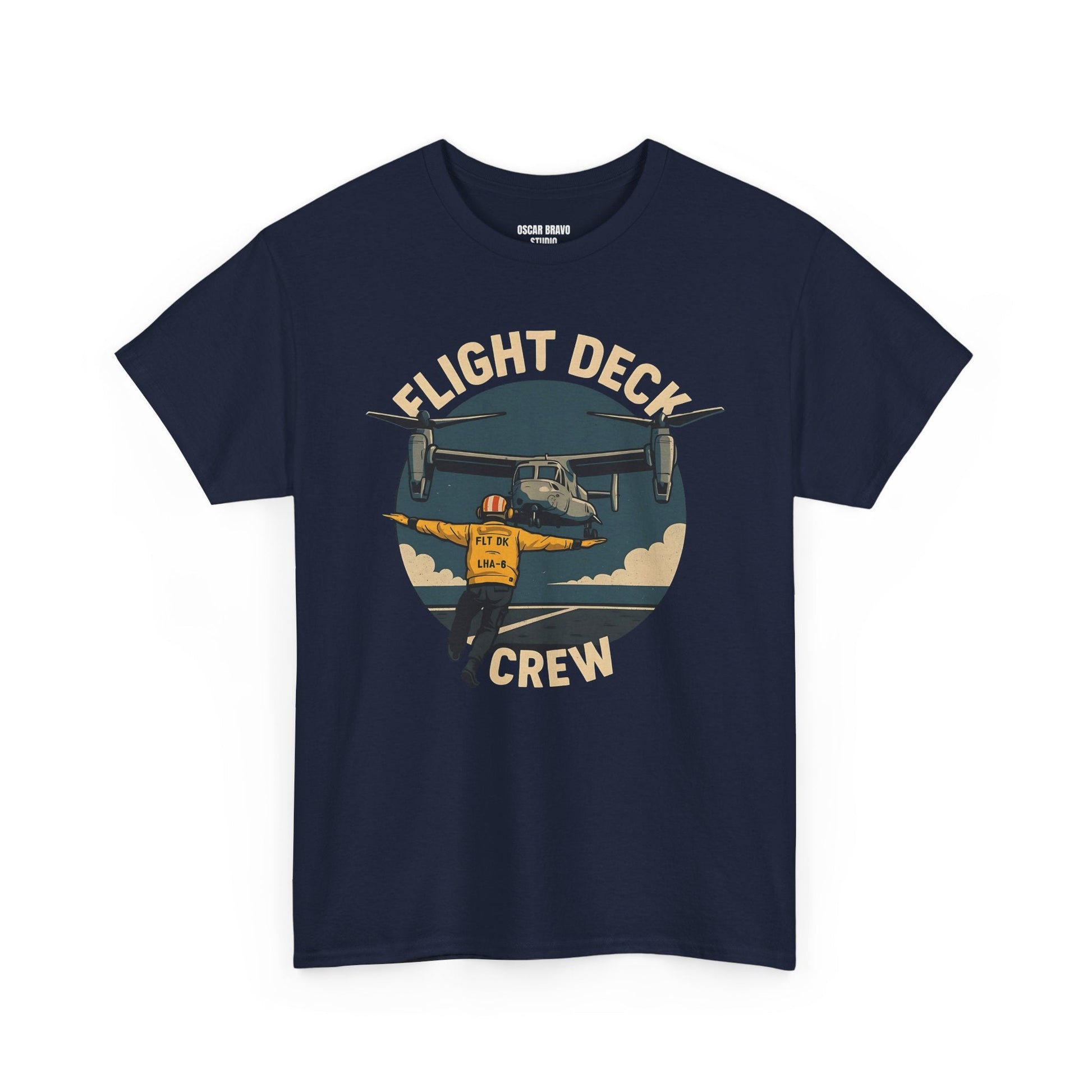 Flight Deck Crew Shirt - US Navy & Air Force Apparel, Pilots, Technicians, Aviation Gifts, Unisex Tee, Military Clothing Printify