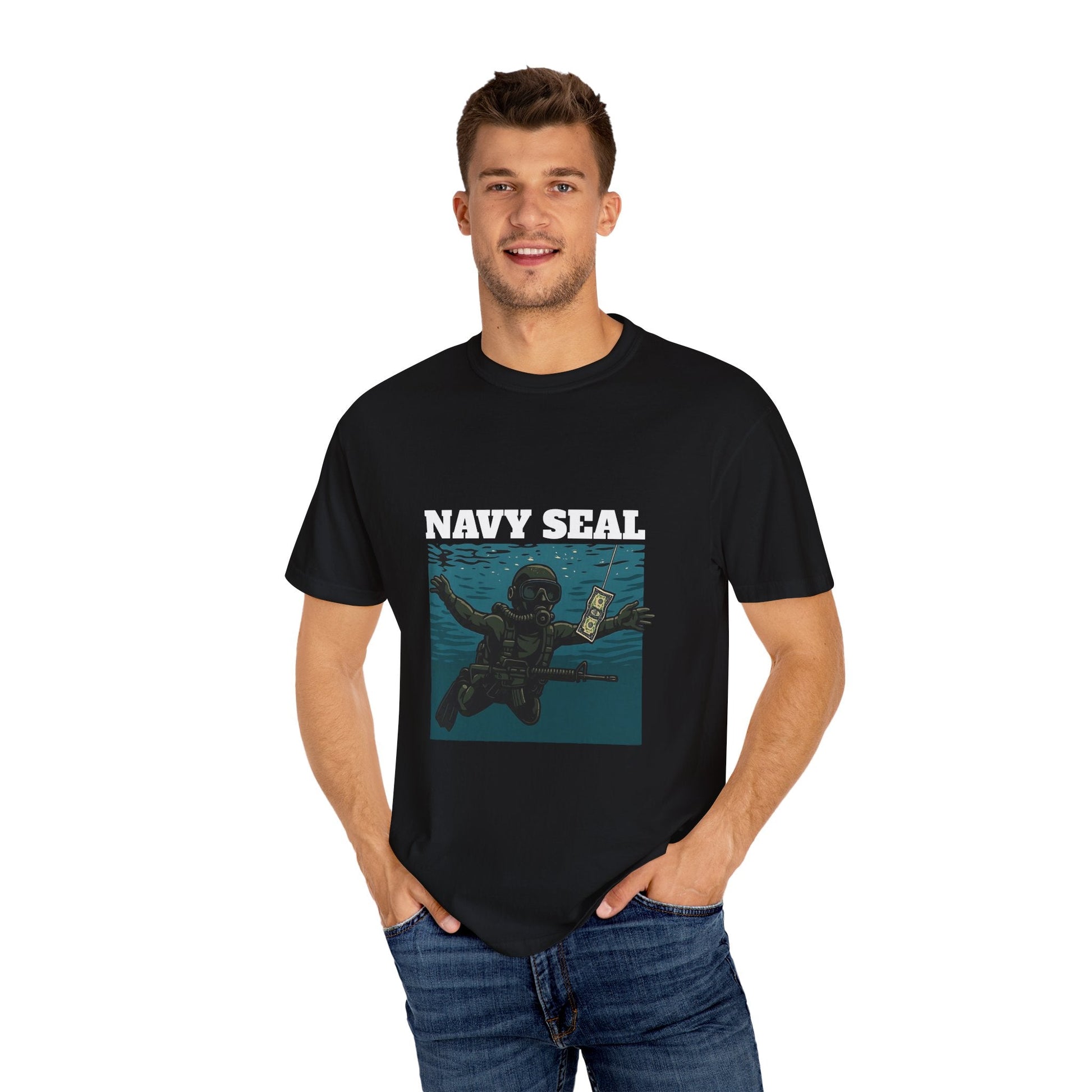 Navy Seal Graphic T-Shirt, Vintage Style Unisex Tee, Military Inspired Apparel, Perfect Gift for Veterans and Active Duty, Casual Wear Printify