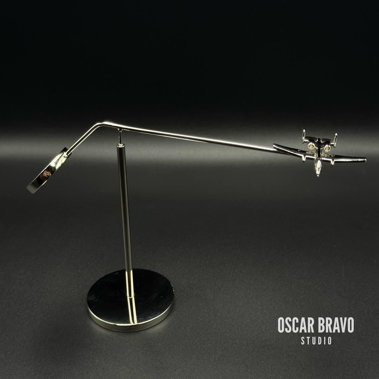 A10 Thunderbolt Warthog Model – Desktop Balance Sculpture, Pilot Gift, Military Jet Collectible OSCAR BRAVO STUDIO