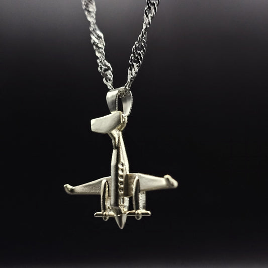 Minimalist Airplane Necklace, King Air C90 Inspired Pendant, Aviation Gift for Pilots and Cadets OSCAR BRAVO STUDIO