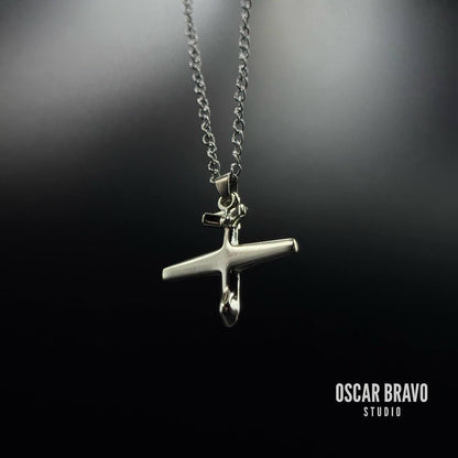 MQ-9 Reaper Drone Necklace – Military Drone Jewelry, Gift for Air Force Pilots & UAV Operators OSCAR BRAVO STUDIO