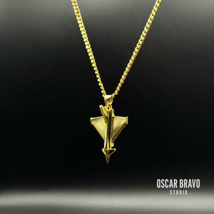 Gold Toned Necklace, F35, F18, F16, F5, F4, F22, F15 Fighter Jet, Pendant, Gifts for pilot, Pilot Necklace, Airman gifts, Military Wife Mağazam