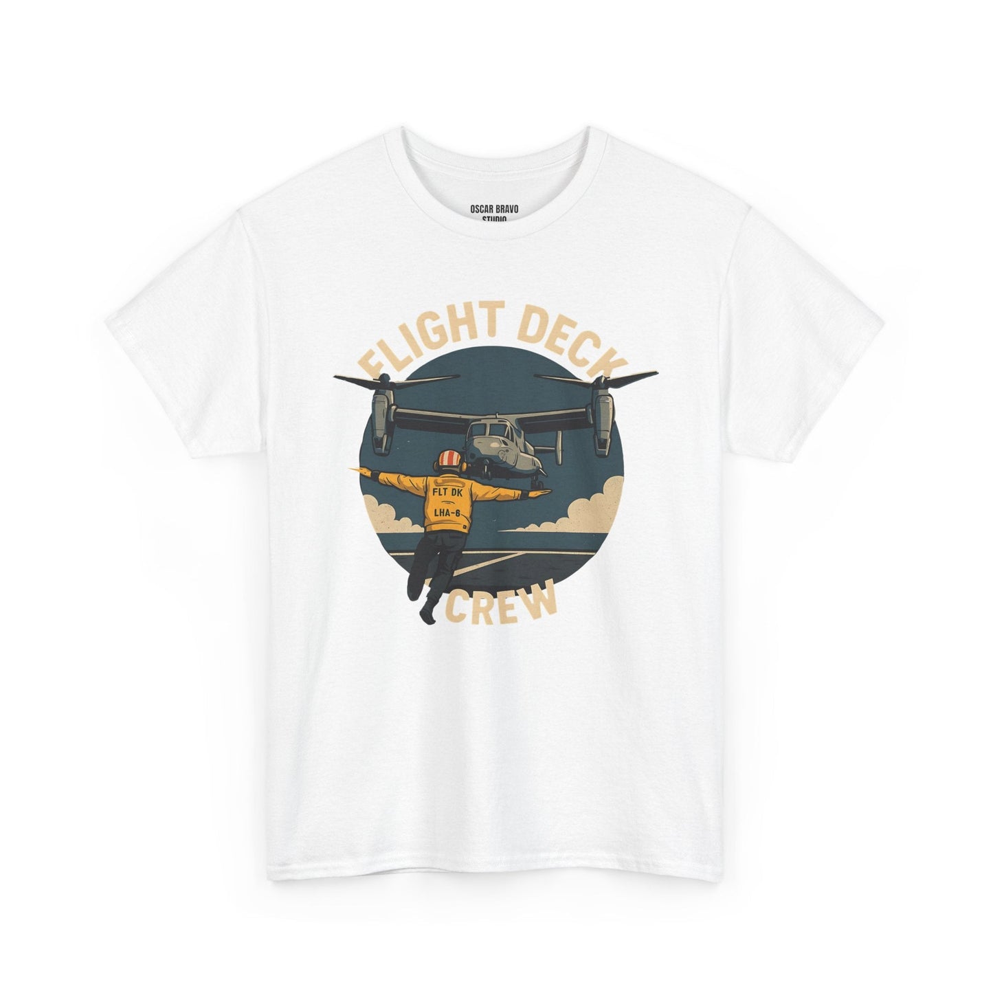 Flight Deck Crew Shirt - US Navy & Air Force Apparel, Pilots, Technicians, Aviation Gifts, Unisex Tee, Military Clothing Printify