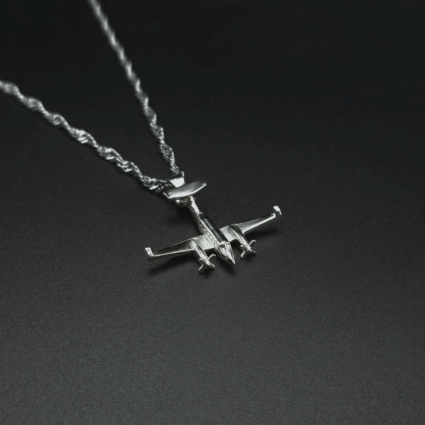Minimalist Airplane Necklace, King Air C90 Inspired Pendant, Aviation Gift for Pilots and Cadets OSCAR BRAVO STUDIO