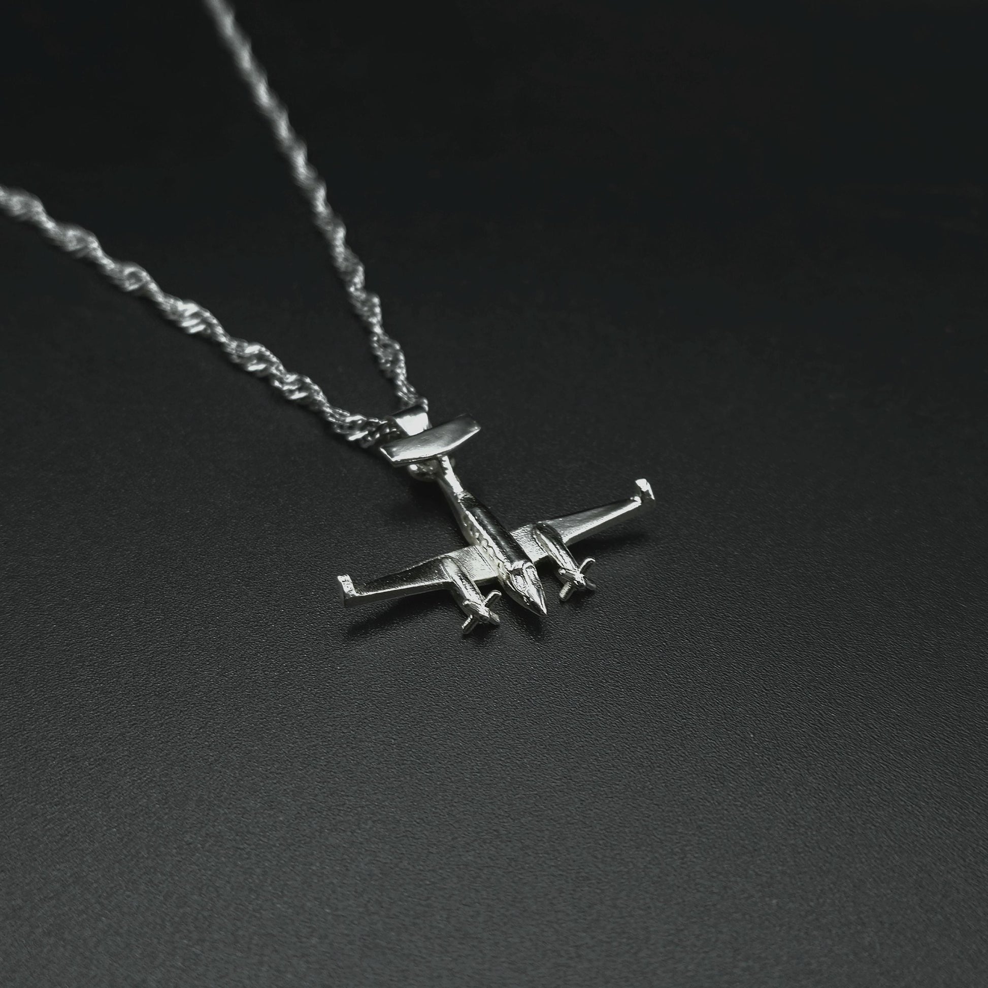 Minimalist Airplane Necklace, King Air C90 Inspired Pendant, Aviation Gift for Pilots and Cadets OSCAR BRAVO STUDIO