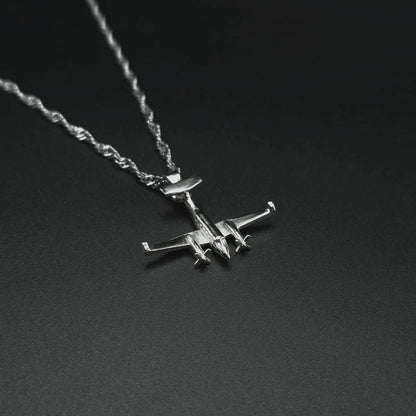 Minimalist Airplane Necklace, King Air C90 Inspired Pendant, Aviation Gift for Pilots and Cadets OSCAR BRAVO STUDIO