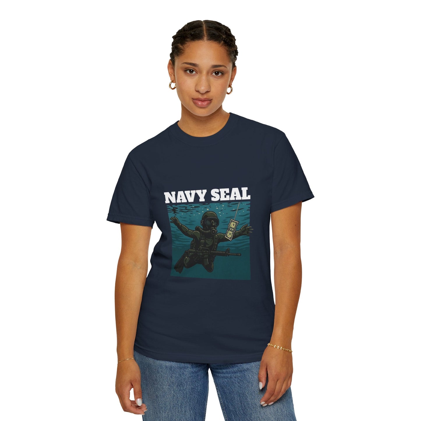 Navy Seal Graphic T-Shirt, Vintage Style Unisex Tee, Military Inspired Apparel, Perfect Gift for Veterans and Active Duty, Casual Wear Printify