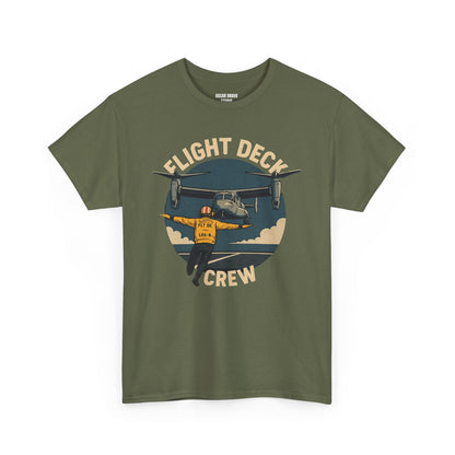 Flight Deck Crew Shirt - US Navy & Air Force Apparel, Pilots, Technicians, Aviation Gifts, Unisex Tee, Military Clothing Printify