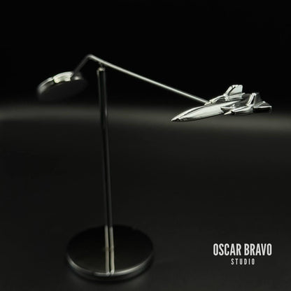 SR-71 Blackbird Balance Model: Chrome Aviation Sculpture OSCAR BRAVO STUDIO