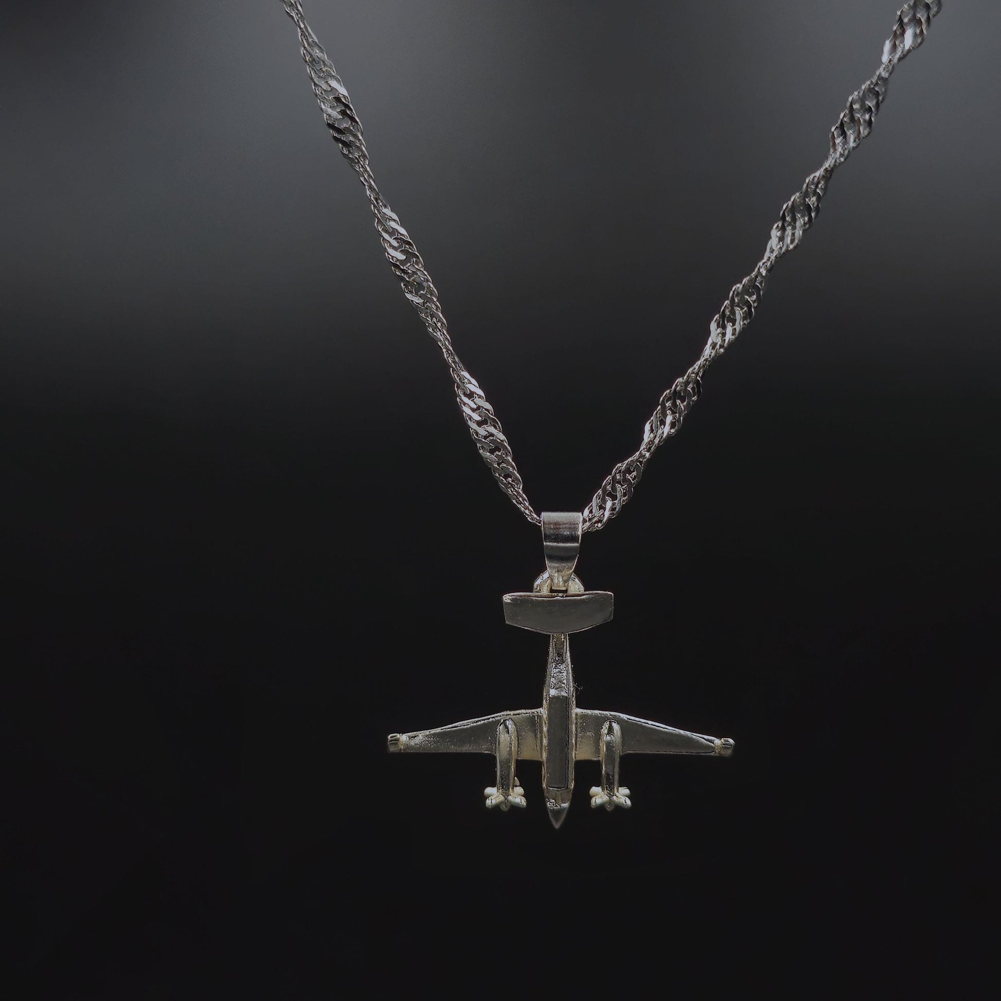 Minimalist Airplane Necklace, King Air C90 Inspired Pendant, Aviation Gift for Pilots and Cadets OSCAR BRAVO STUDIO