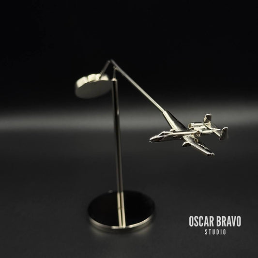 A10 Thunderbolt Warthog Model – Desktop Balance Sculpture, Pilot Gift, Military Jet Collectible OSCAR BRAVO STUDIO