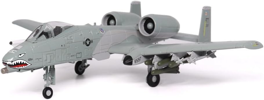 1:72 Scale Model Fairchild Republic A-10 Thunderbolt II Warthog – Militaria Diecast by Motorcity Classics OSCAR BRAVO STUDIO