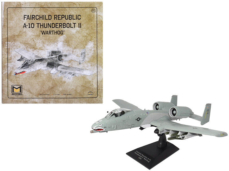 1:72 Scale Model Fairchild Republic A-10 Thunderbolt II Warthog – Militaria Diecast by Motorcity Classics