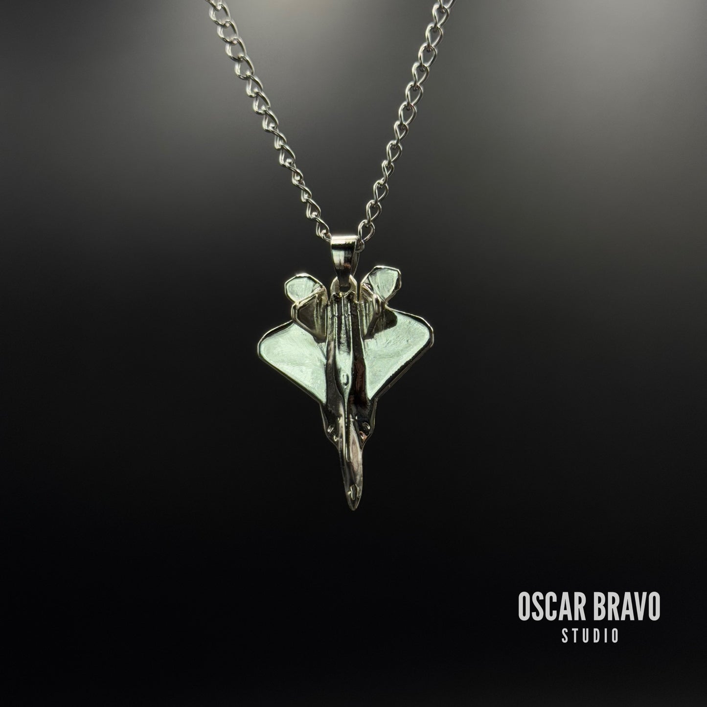 F-22 Raptor Necklace – Aviation Jewelry for Pilots and Military Fans OSCAR BRAVO STUDIO