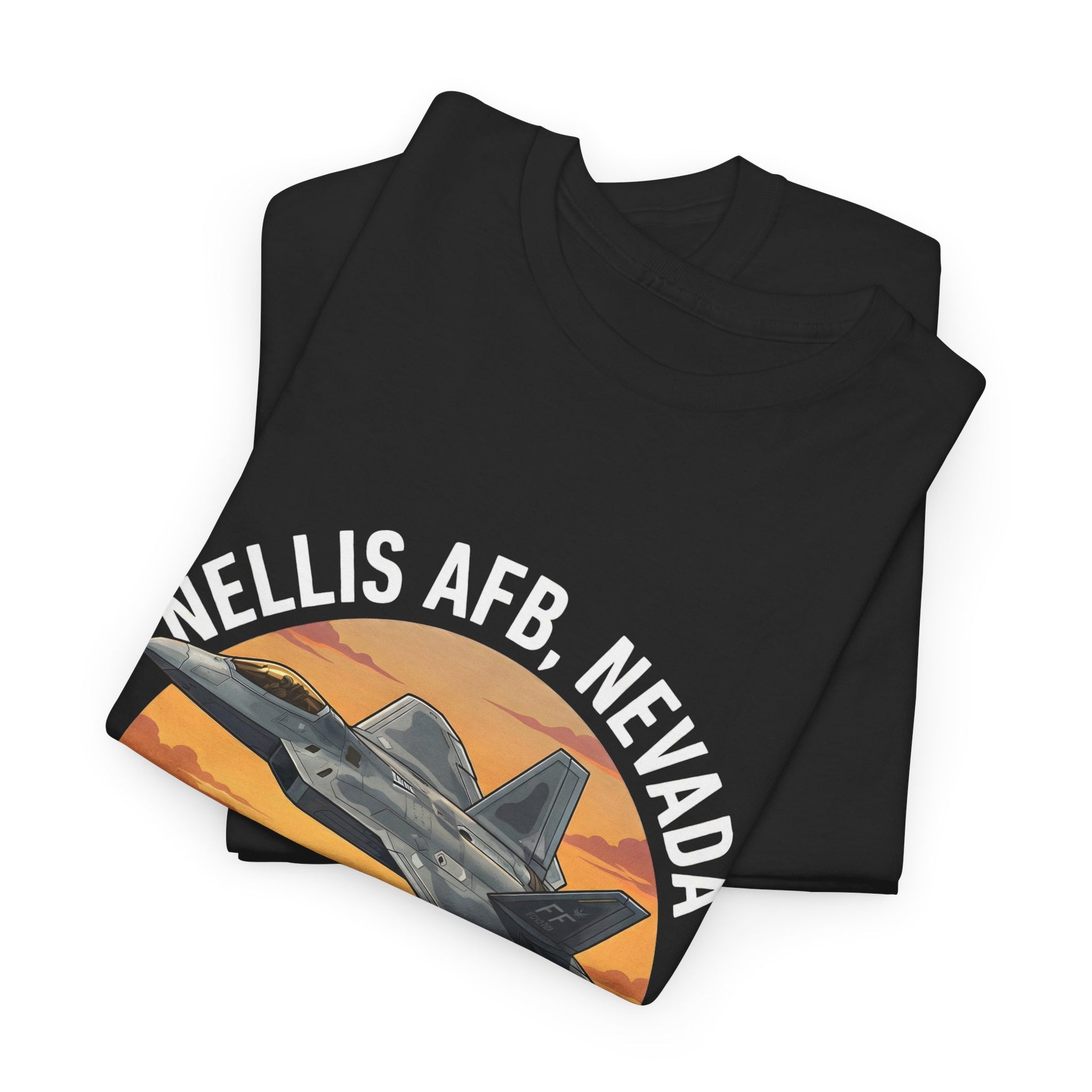 Nellis AFB Nevada Patriot T-Shirt — Nellis AFB Military Pride Tee Printify