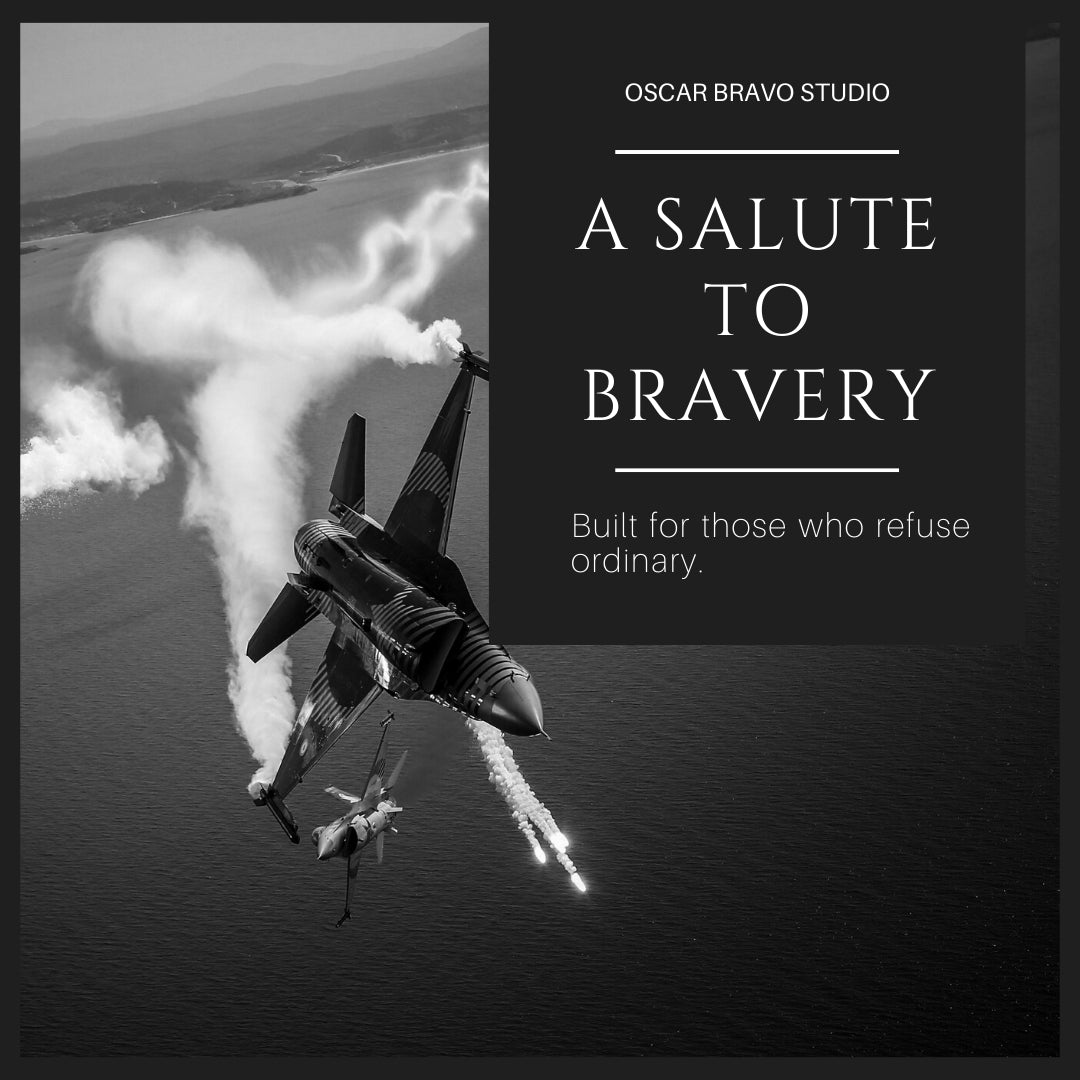 F-22 F-35 F-16 Formation Aircraft Model | Chrome Fighter Jet Figurine | Air Force Gift | Pilot Gift | Aviation Decor OSCAR BRAVO STUDIO