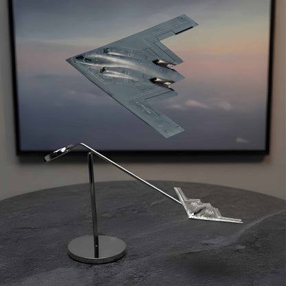 B2 Balance Model - Chrome Brass Scale Model Desk Sculpture OSCAR BRAVO STUDIO