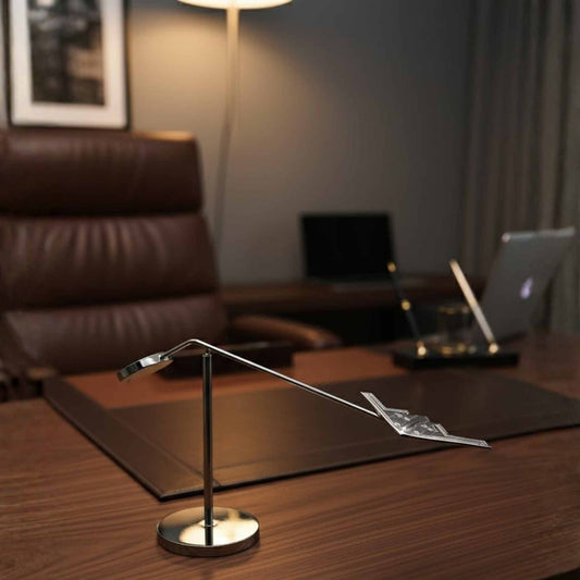 B2 Balance Model - Chrome Brass Scale Model Desk Sculpture OSCAR BRAVO STUDIO