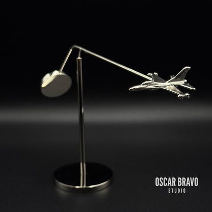 F-16 Falcon Desktop Model – F16 Jet Decor for Pilot Gifts & Displays OSCAR BRAVO STUDIO