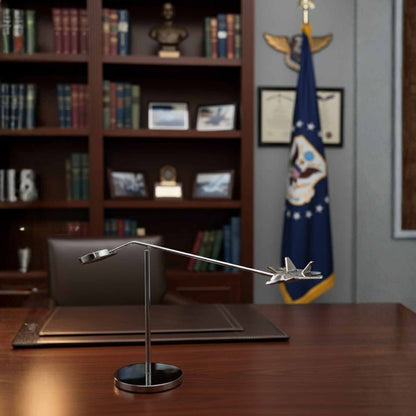 F22 Raptor Balance Sculpture – Fighter Jet Desk Decor, Aviation Gift for Pilots OSCAR BRAVO STUDIO