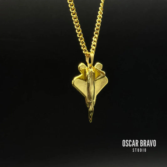 F-22 Raptor Necklace – Aviation Jewelry for Pilots and Military Fans OSCAR BRAVO STUDIO